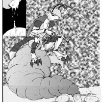Bug Transformation gay furry comic