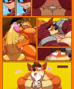 Crash N Sane Threesome 006 and Gay furries comics