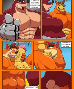 Crash N Sane Threesome 012 and Gay furries comics