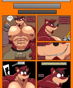 Crash N Sane Threesome 021 and Gay furries comics