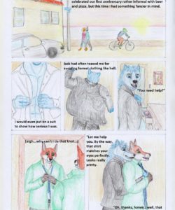 Candlelight Dinner gay furry comic