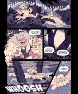 Catsudon Gets Gangbanged In The Woods By Werewolves Who Are Also A Bunch Of Dorks gay furry comic