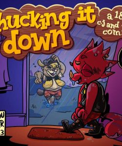 Chucking It Down 001 and Gay furries comics