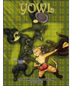 Yowl 1 - Black Cats Forever 001 and Gay furries comics