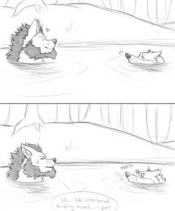 Dad's Spontaneous Skinny-Dipping Surprise! 011 and Gay furries comics