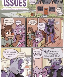 Daddy Issues 001 and Gay furries comics