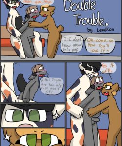 Double Trouble 001 and Gay furries comics