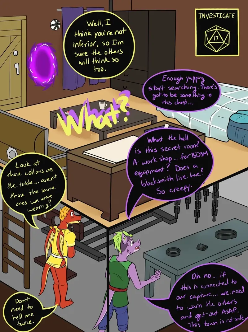 Dragon Dudes + Dungeons 2 gay furry comic