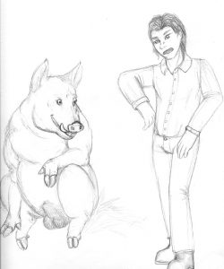 Pig Transformation 028 and Gay furries comics
