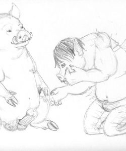 Pig Transformation 037 and Gay furries comics