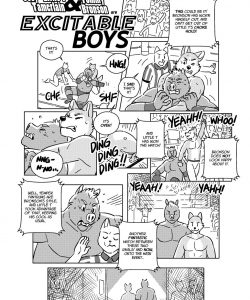 Excitable Boys 001 and Gay furries comics