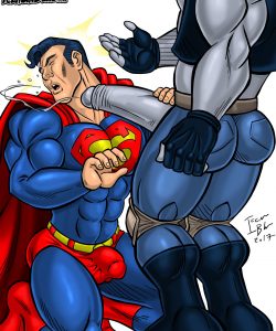 Superman VS Lobo gay furry comic
