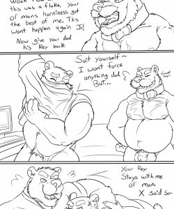 Father's Rule 1 gay furry comic