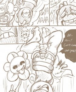 Flowey And The Monster Kid 005 and Gay furries comics