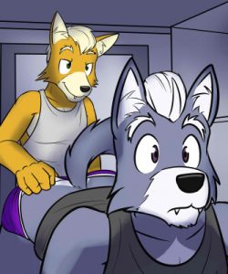 Fox And Wolf 016 and Gay furries comics