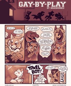 Gay-by-Play 001 and Gay furries comics