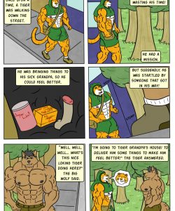 Green Grinding Hood 002 and Gay furries comics