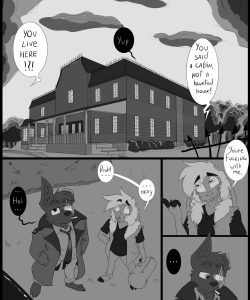 Haunted House gay furry comic