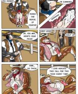 Horse Riding's Easy gay furry comic