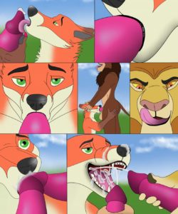 How Foxes Hunt For Lions gay furry comic