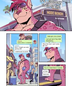 It's A Good Day To Go To The Nude Beach 1 001 and Gay furries comics