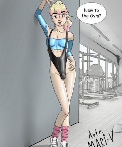 Jessy At The Gym gay furry comic