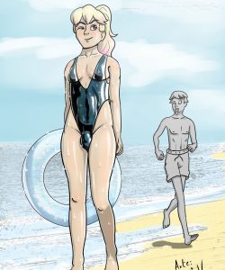 Jessy CD On The Beach 001 and Gay furries comics