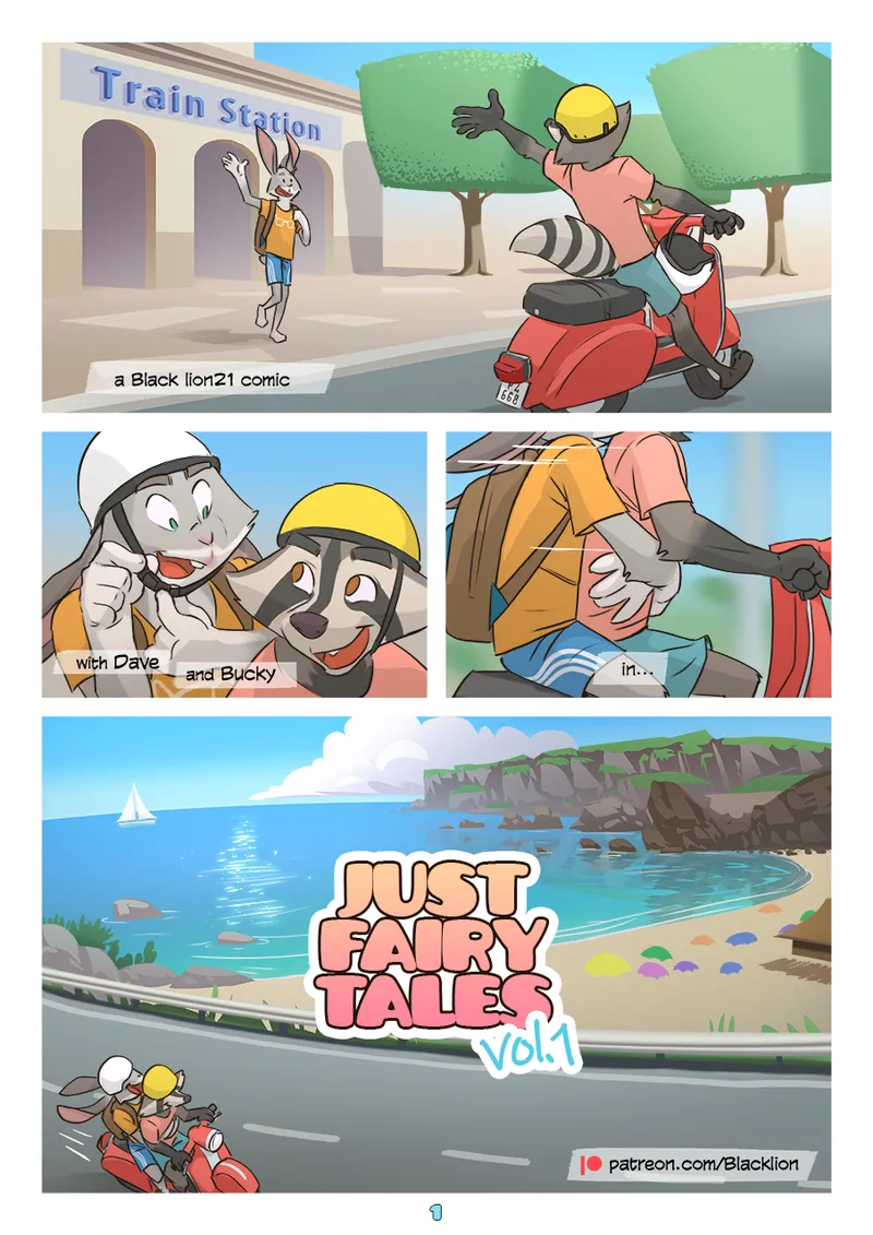 Just Fairy Tales 1 gay furry comic