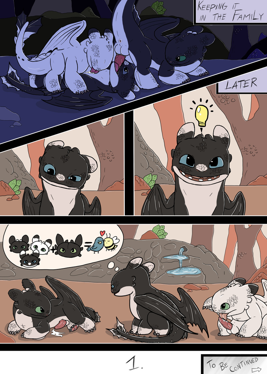 Toothless and light fury porn