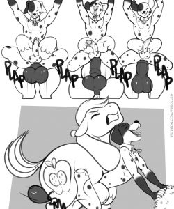 Luna x Big Mac 005 and Gay furries comics