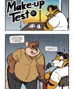 Make-Up Test 001 and Gay furries comics
