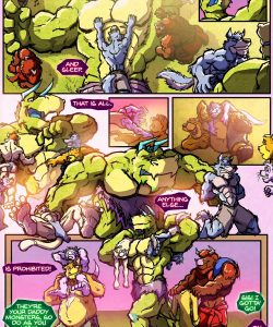 Master Beasts - The Scepter Of Bronreldrunth 011 and Gay furries comics