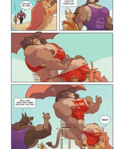Meatier Showers - Swole Mates 004 and Gay furries comics