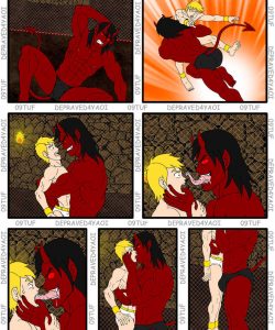 Michael And The Demon 007 and Gay furries comics