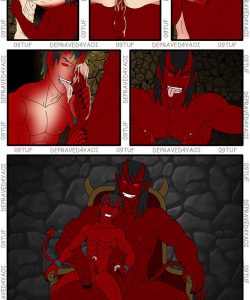 Michael And The Demon 011 and Gay furries comics
