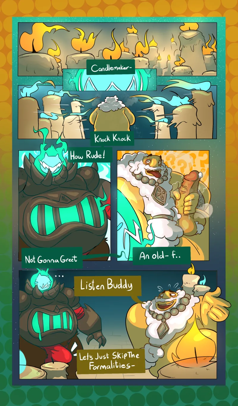 Mismatch – Candles And Flames gay furry comic