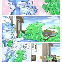 Murrpy's Cooling Suit gay furry comic