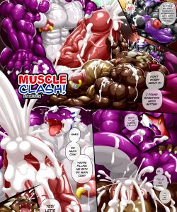 Muscle Clash! 001 and Gay furries comics