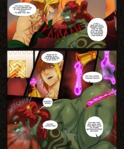Passion In The Kingdom – Link X Ganondorf And King Rhoam gay furry comic