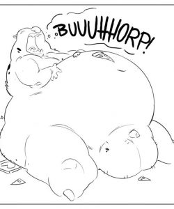 Pink Weight Gain! 007 and Gay furries comics