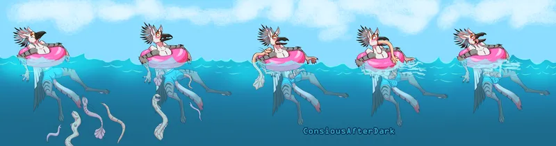 Relaxing Day At The Beach gay furry comic
