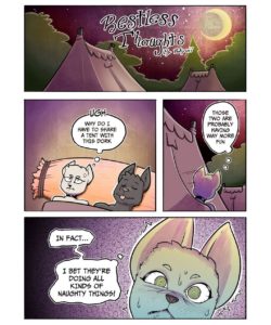 Restless Thoughts 001 and Gay furries comics