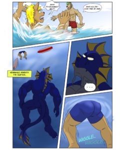 Ride The Wave 004 and Gay furries comics