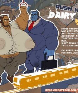 Rush Hour Dairy Time 001 and Gay furries comics