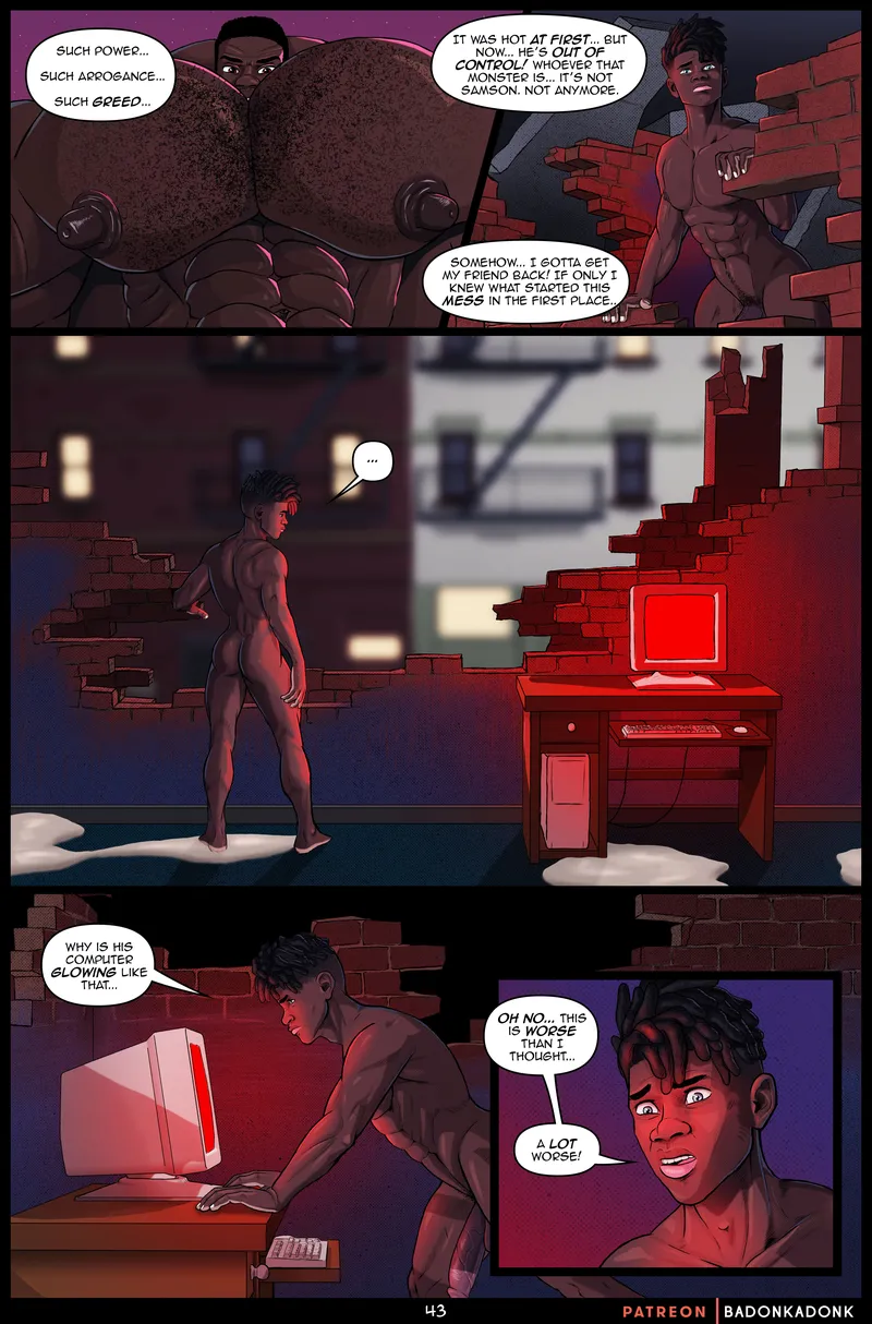Samson Gets Massive gay furry comic