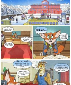 Snow Bound 001 and Gay furries comics