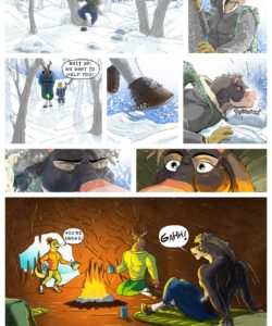 Snow Bound 022 and Gay furries comics