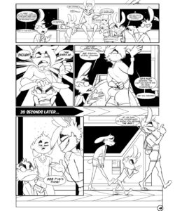 Spacebunz 1 - The Pitch 004 and Gay furries comics