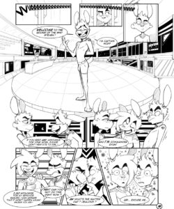 Spacebunz 1 - The Pitch 008 and Gay furries comics