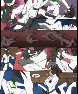 Sparring Partners gay furry comic